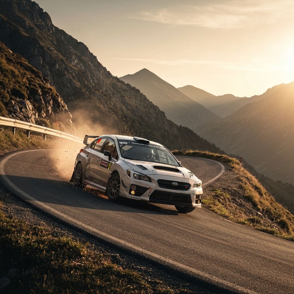 Virage en epingle sur route de montagne